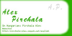 alex pirchala business card